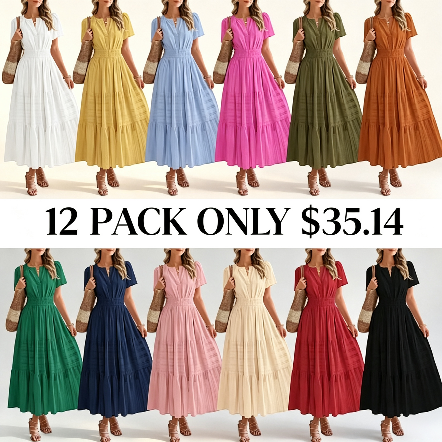 Women's Casual Maxi Dresses Lightweight (Long Version)