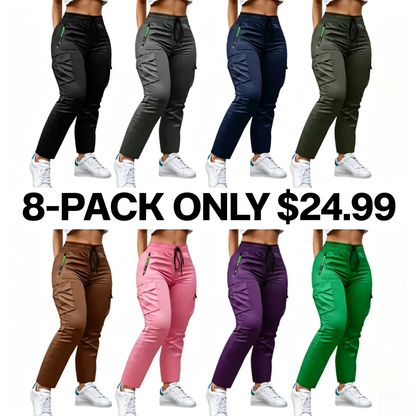 Women's Multi-Pocket Cargo Pants