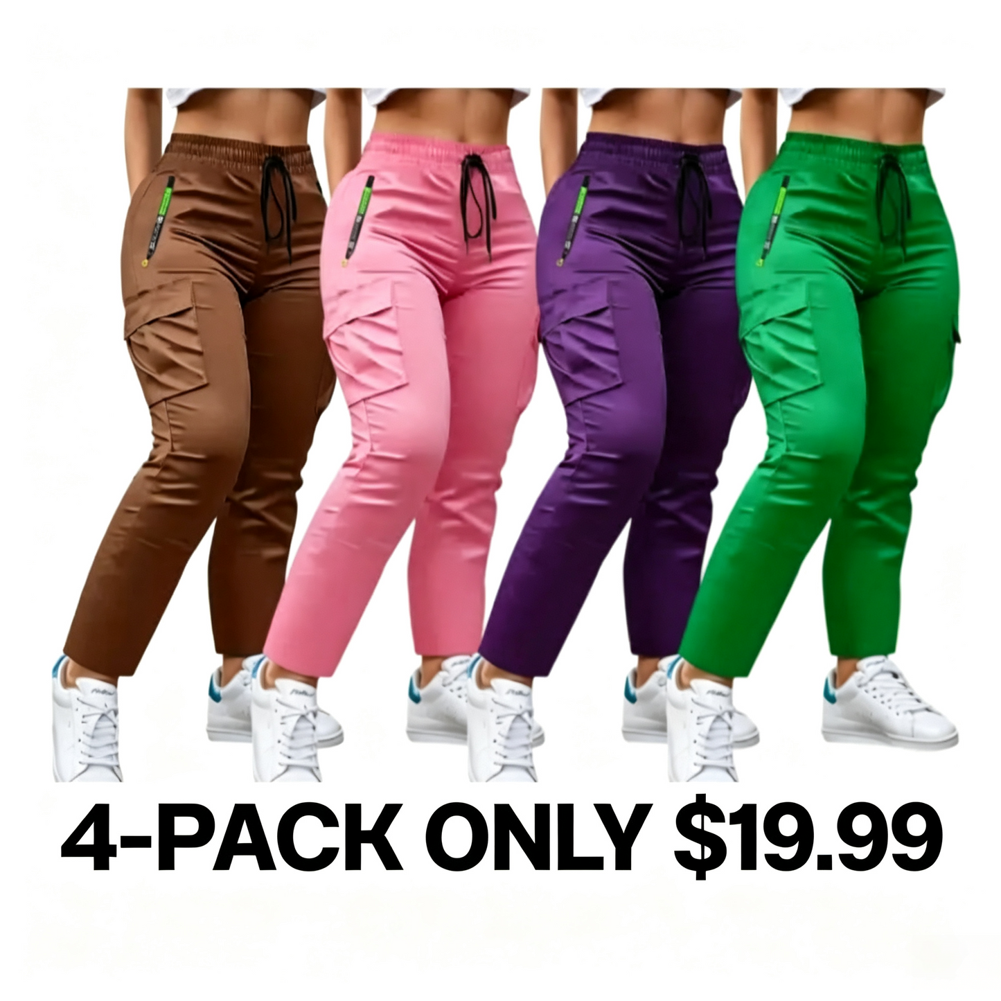 Women's Multi-Pocket Cargo Pants