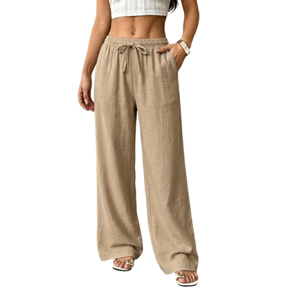 Women's Casual waist-cinching pants