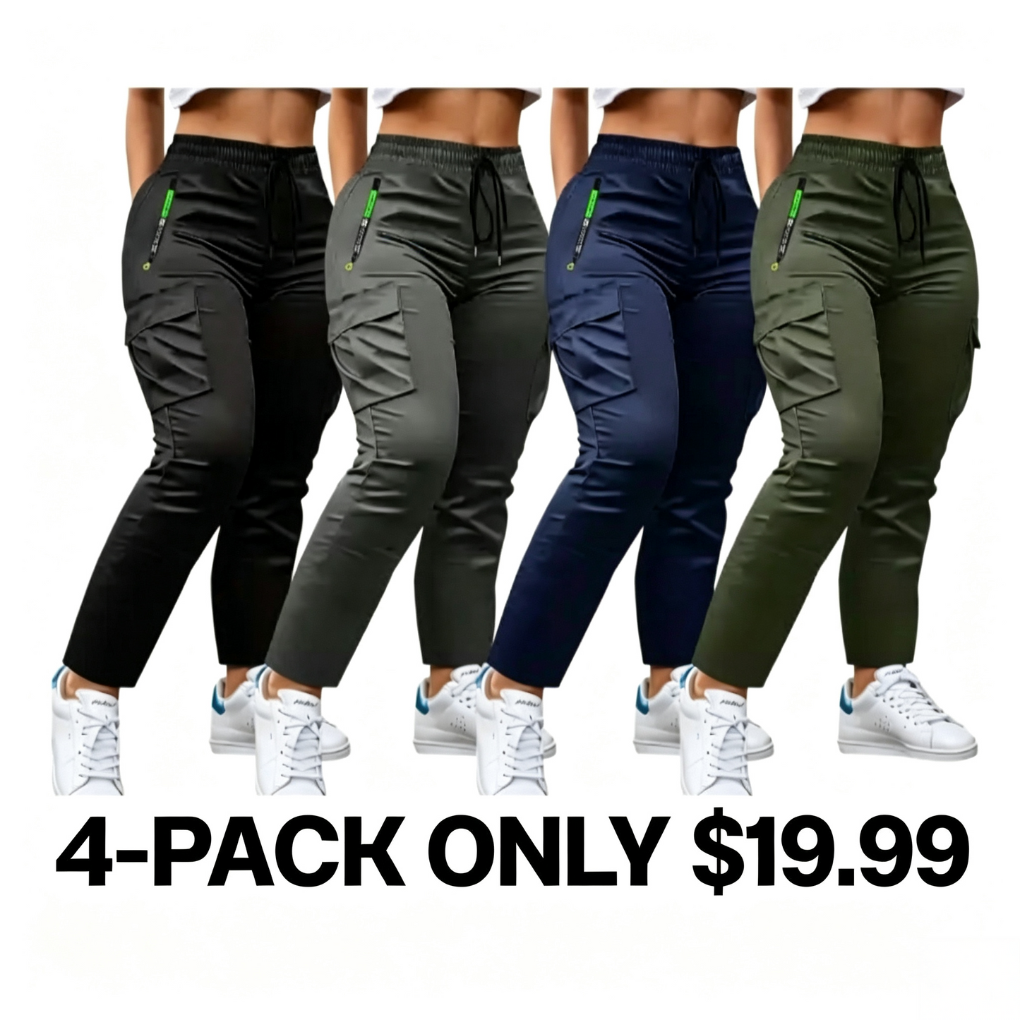 Women's Multi-Pocket Cargo Pants
