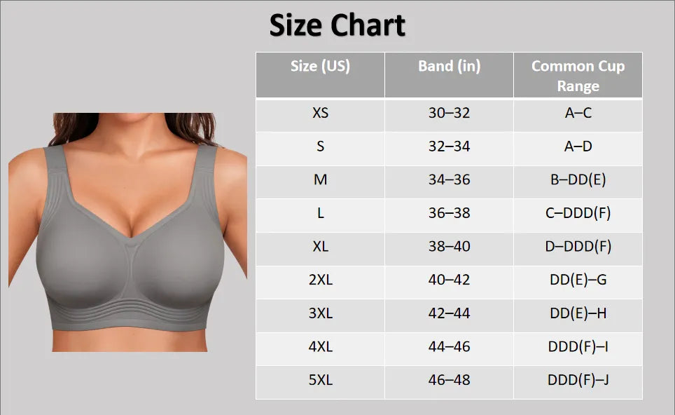 ⏰Hot Sale-Women's Day!!! Women Jelly Bras Wirefree Full Coverage