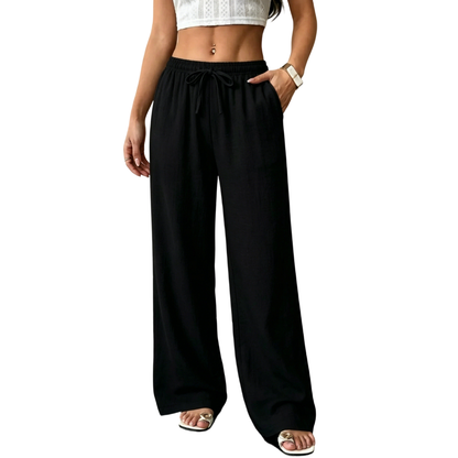 Women's Casual waist-cinching pants