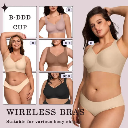 ⏰Hot Sale-Women's Day!!! Women Jelly Bras Wirefree Full Coverage