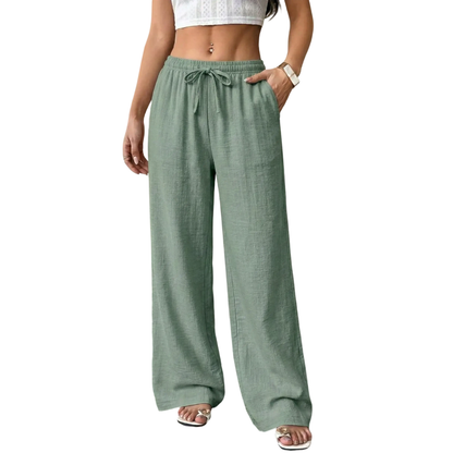 Women's Casual waist-cinching pants