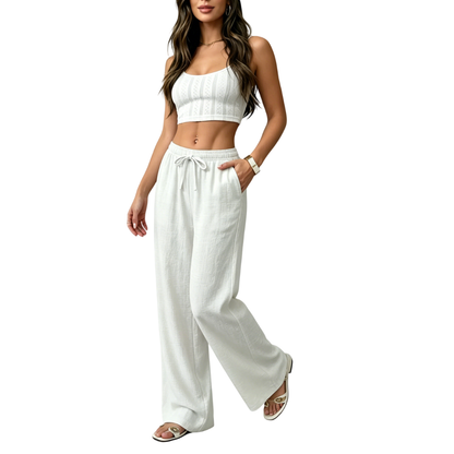 Women's Casual waist-cinching pants