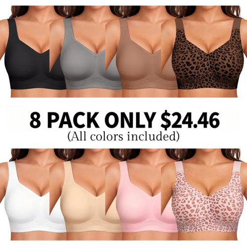 ⏰Hot Sale-Women's Day!!! Women Jelly Bras Wirefree Full Coverage